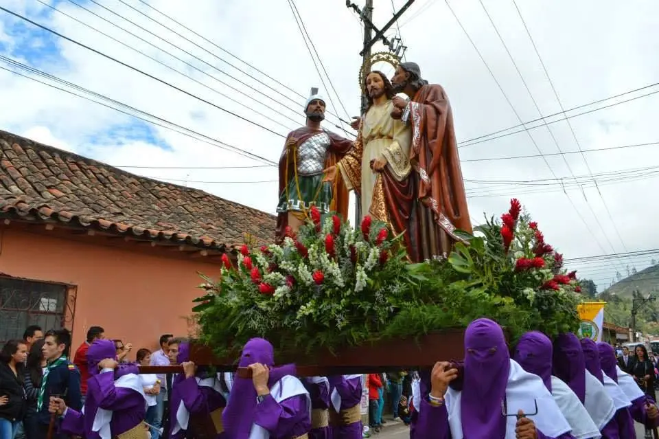 Procesión de Semana Santa en Pamplona