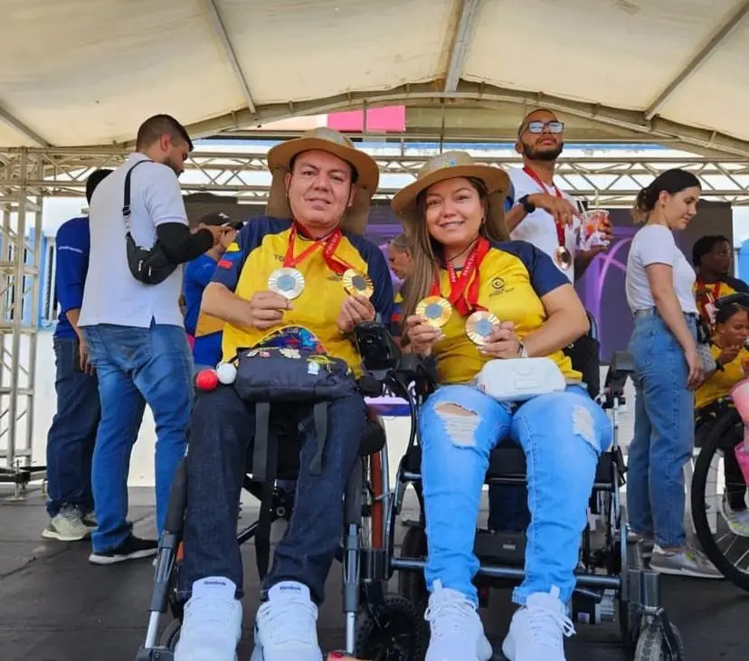 Edilson Chica, deportista de boccia